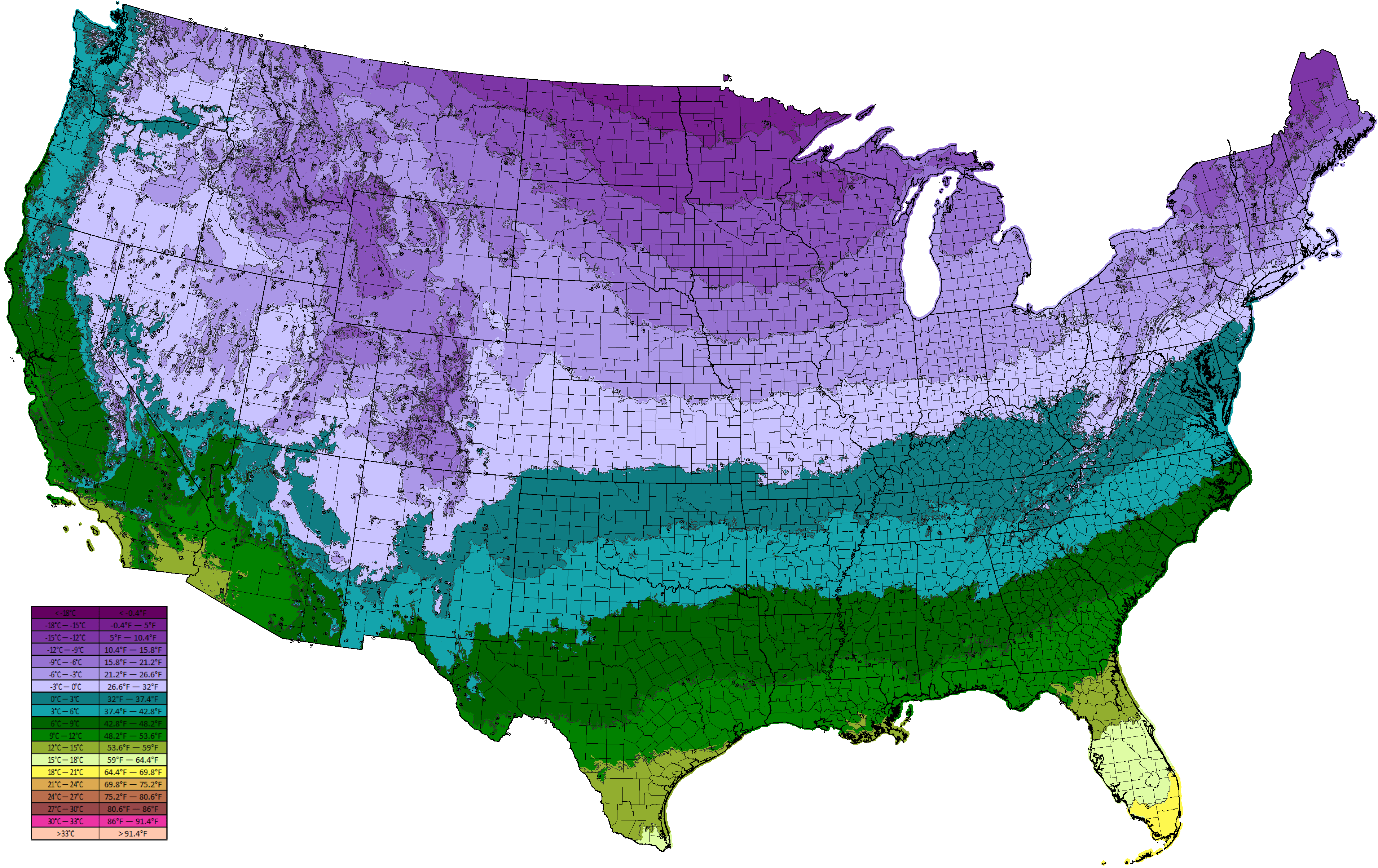 World Maps Library Complete Resources Maps Usa Climate 